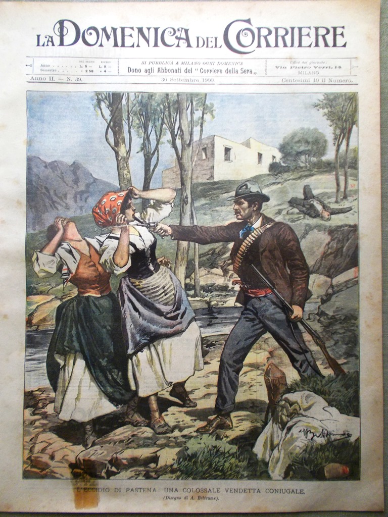 La Domenica del Corriere 30 Settembre 1900 Walpurga von Isacescu …