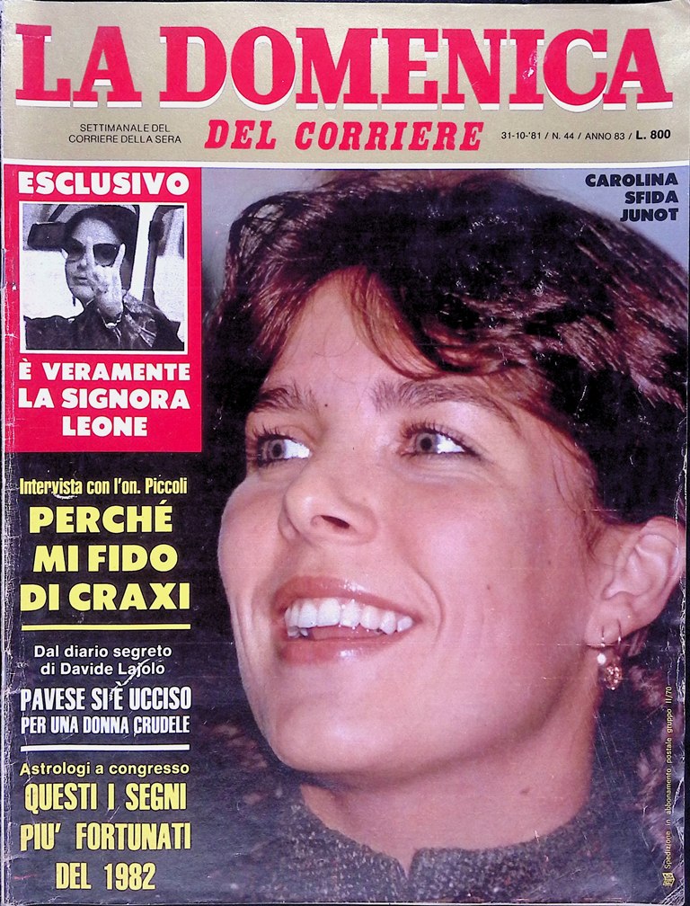 La Domenica del Corriere 31 Ottobre 1981 Pavese El-Sadat Pertini …