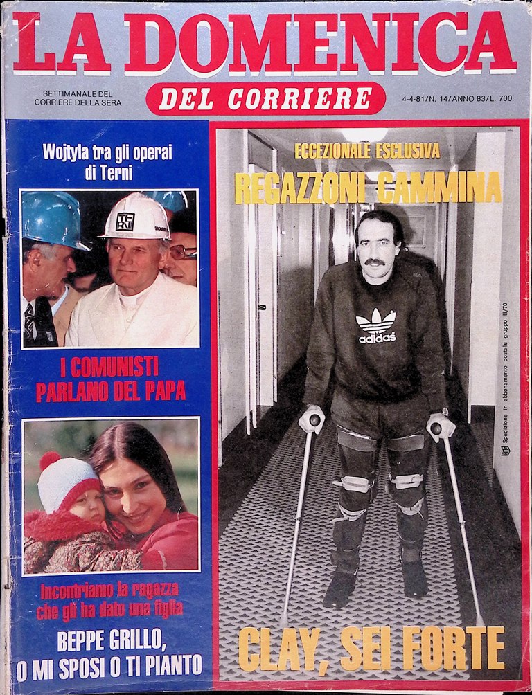 La Domenica del Corriere 4 Aprile 1981 Bongiorno Giovanni Paolo …