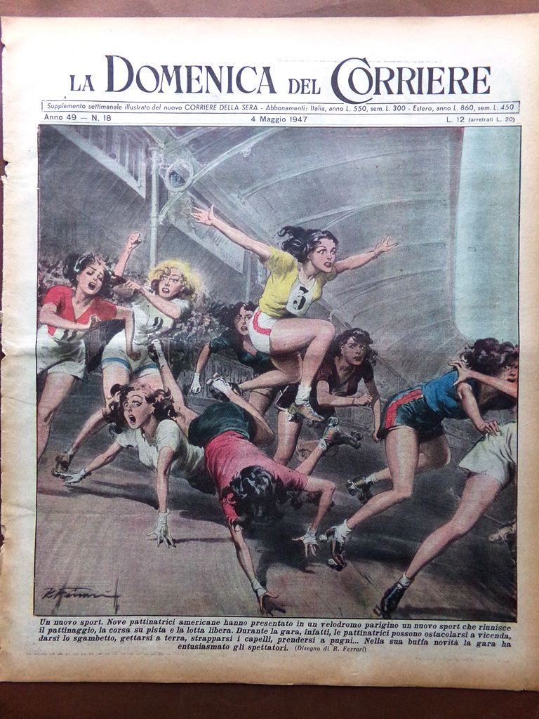 La Domenica del Corriere 4 Maggio 1947 Maria Goretti Chiaroveggenza …