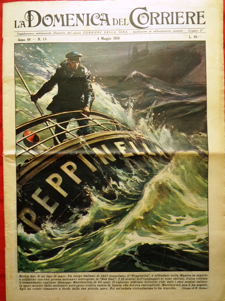 La Domenica del Corriere 4 Maggio 1958 Kapulù Santuario Ashcroft …