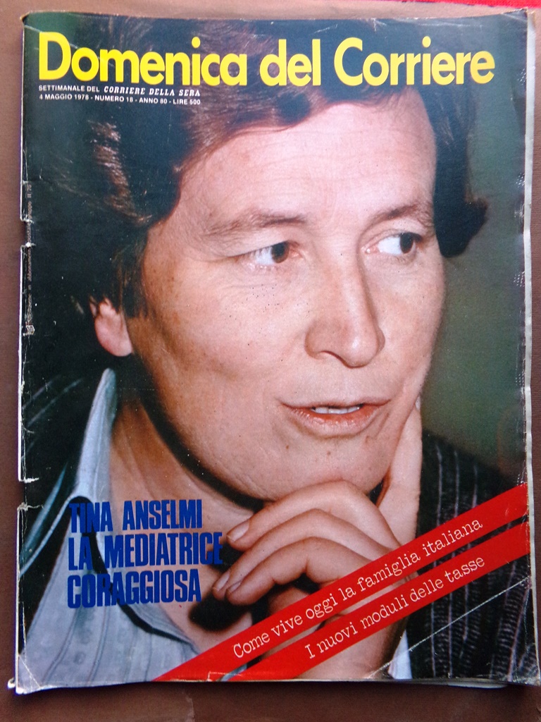 La Domenica del Corriere 4 Maggio 1978 Anselmi Gitani Gomme …