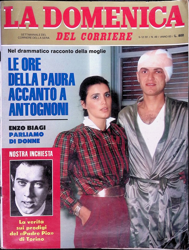 La Domenica del Corriere 5 Dicembre 1981 Antognoni Bensi Davide …
