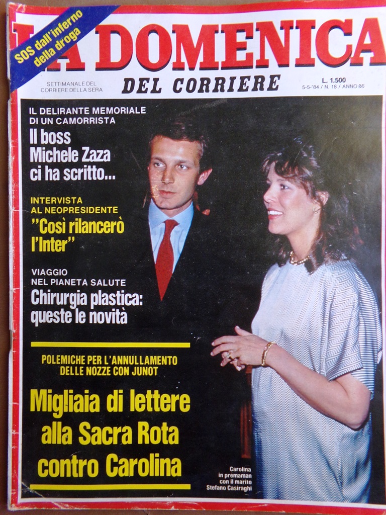 La Domenica del Corriere 5 Maggio 1984 Vasco Rossi Pellegrini …