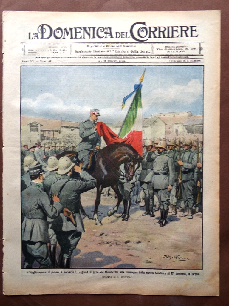 La Domenica del Corriere 5 Ottobre 1913 Salsa Alcool Mambretti …