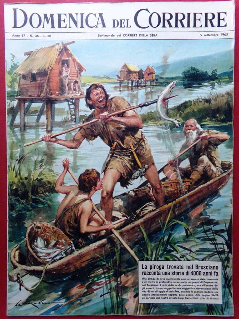 La Domenica del Corriere 5 Settembre 1965 Norge Roma Caporetto …