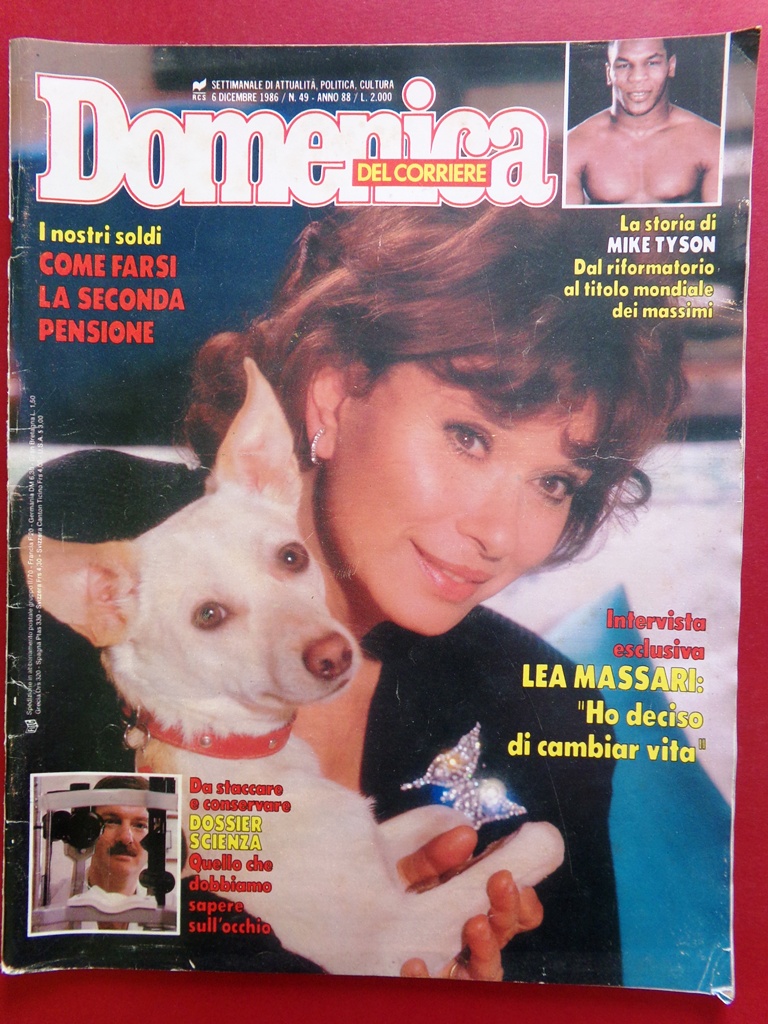 La Domenica del Corriere 6 Dicembre 1986 Montanelli Mike Tyson …