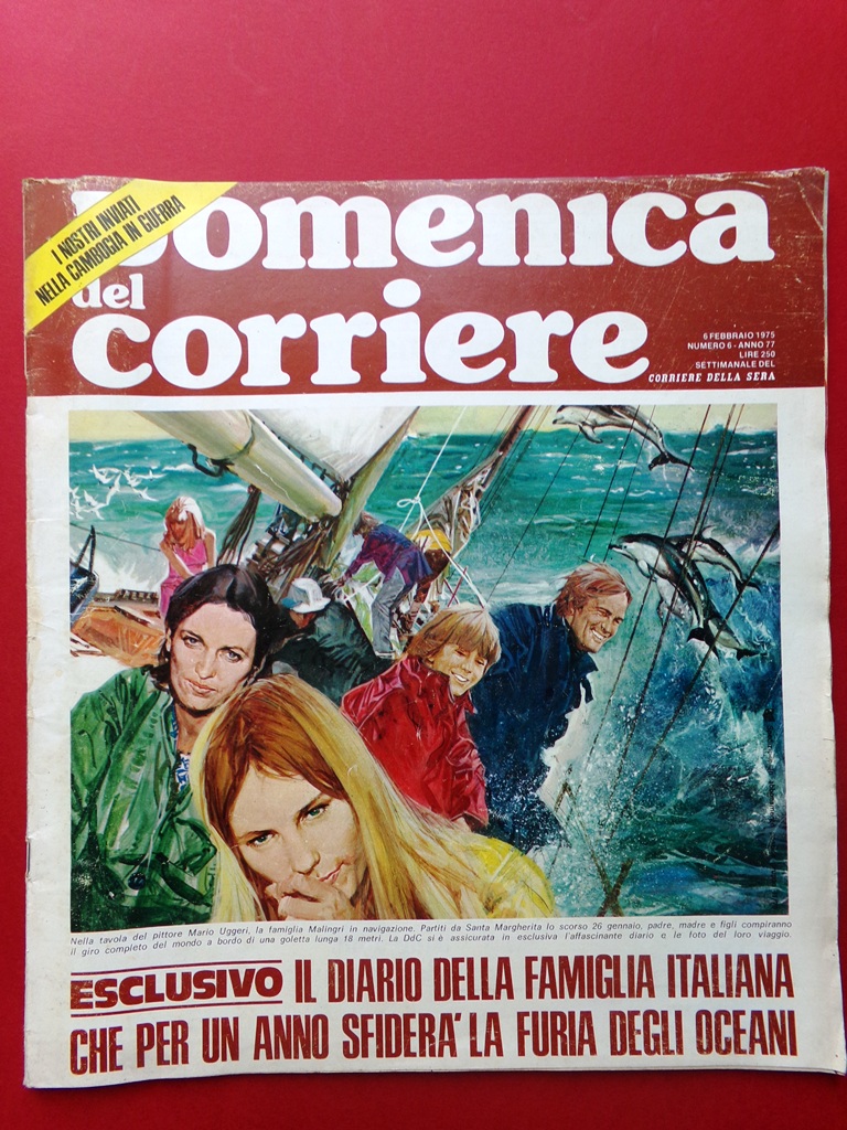 La Domenica del Corriere 6 Febbraio 1975 Dalì Schweitzer Angelillo …