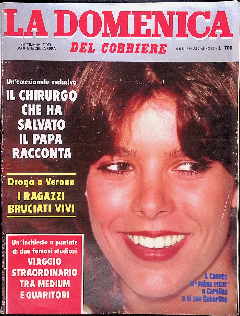 La Domenica del Corriere 6 Giugno 1981 Claudio Villa Pisis …