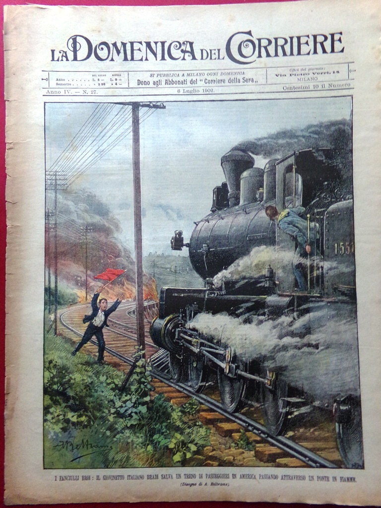 La Domenica del Corriere 6 Luglio 1902 Repubblica di Cuba …
