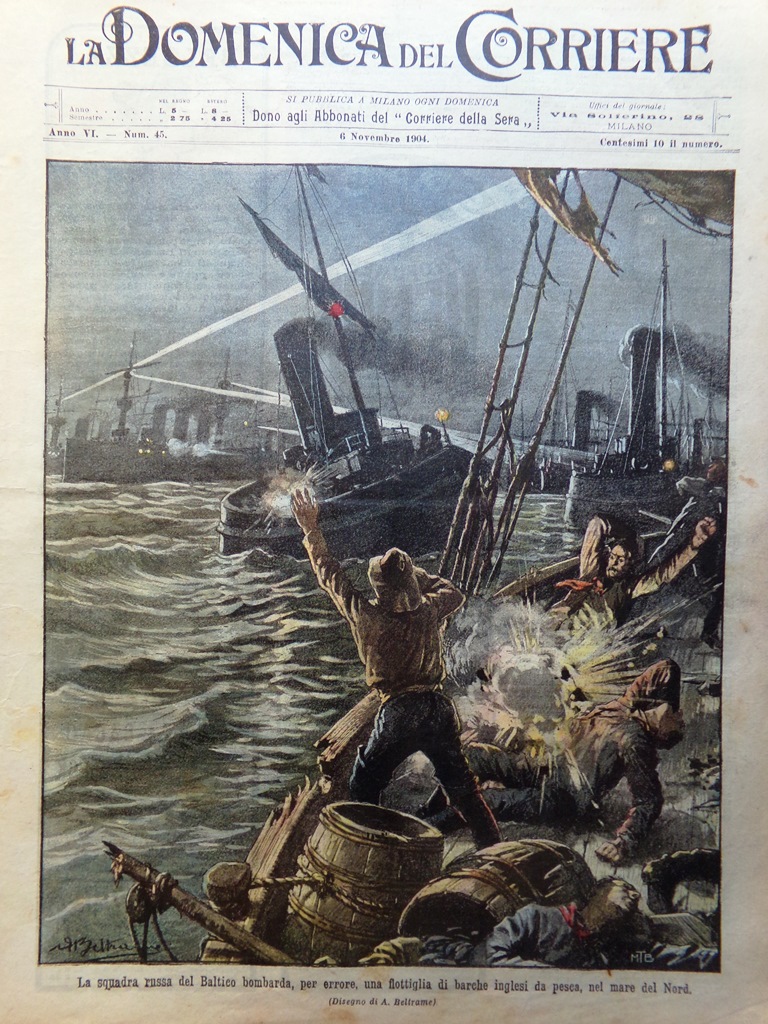 La Domenica del Corriere 6 Novembre 1904 Tesla Fotoscopio Fon …