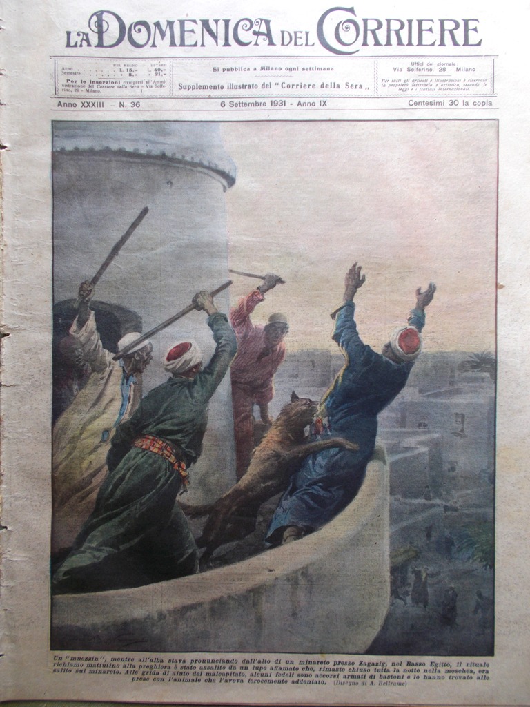 La Domenica del Corriere 6 Settembre 1931 Girardengo Disoccupazione Vita …