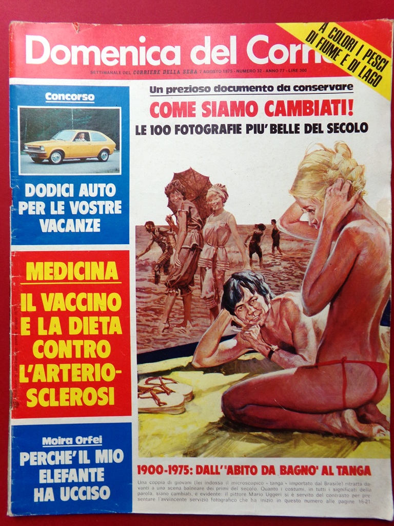 La Domenica del Corriere 7 Agosto 1975 Ricordi Rovigo Santa …