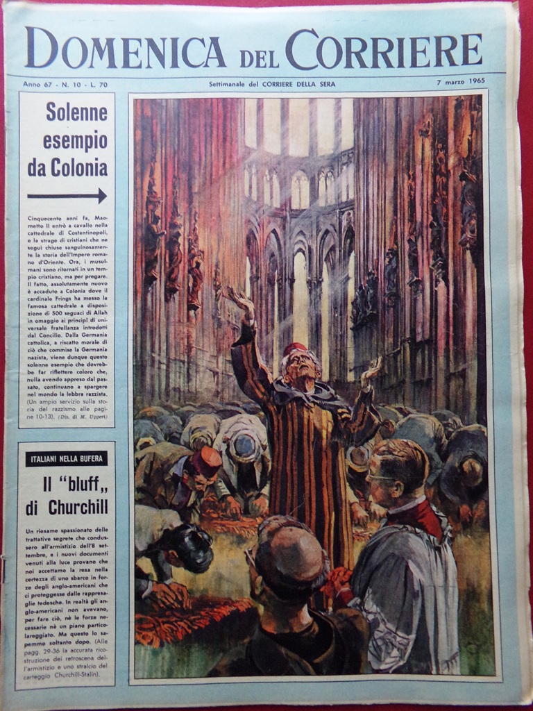 La Domenica del Corriere 7 Marzo 1965 Morte Stan Laurel …