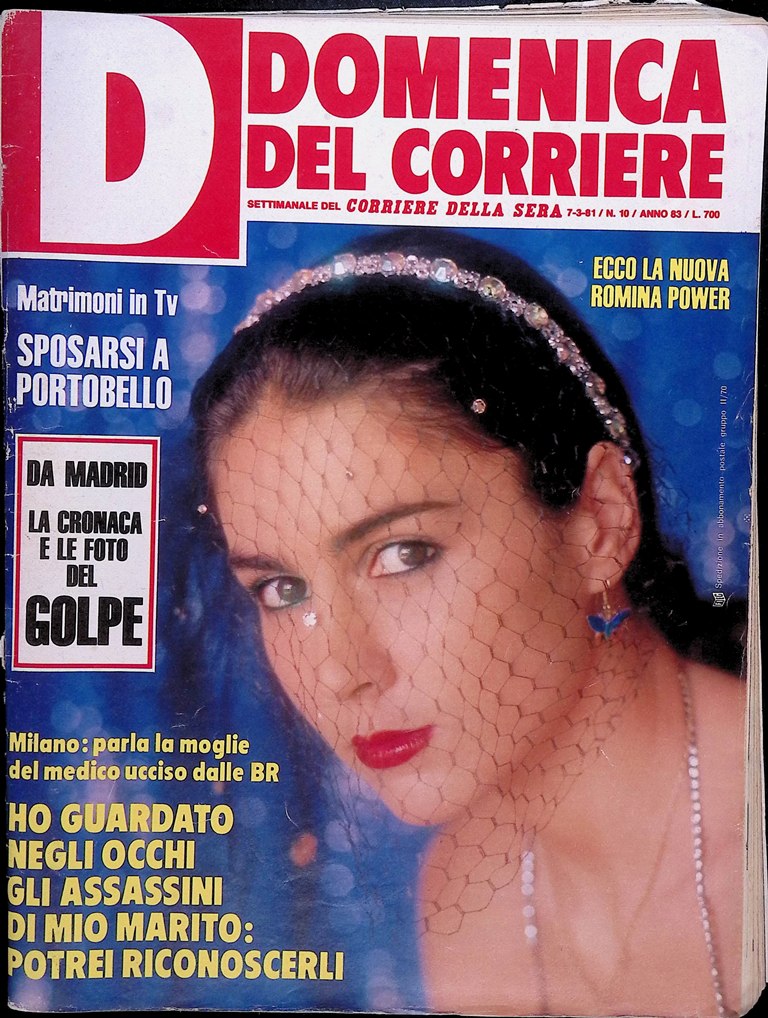 La Domenica del Corriere 7 Marzo 1981 Ritrovamento Medusa Ciaikovski …
