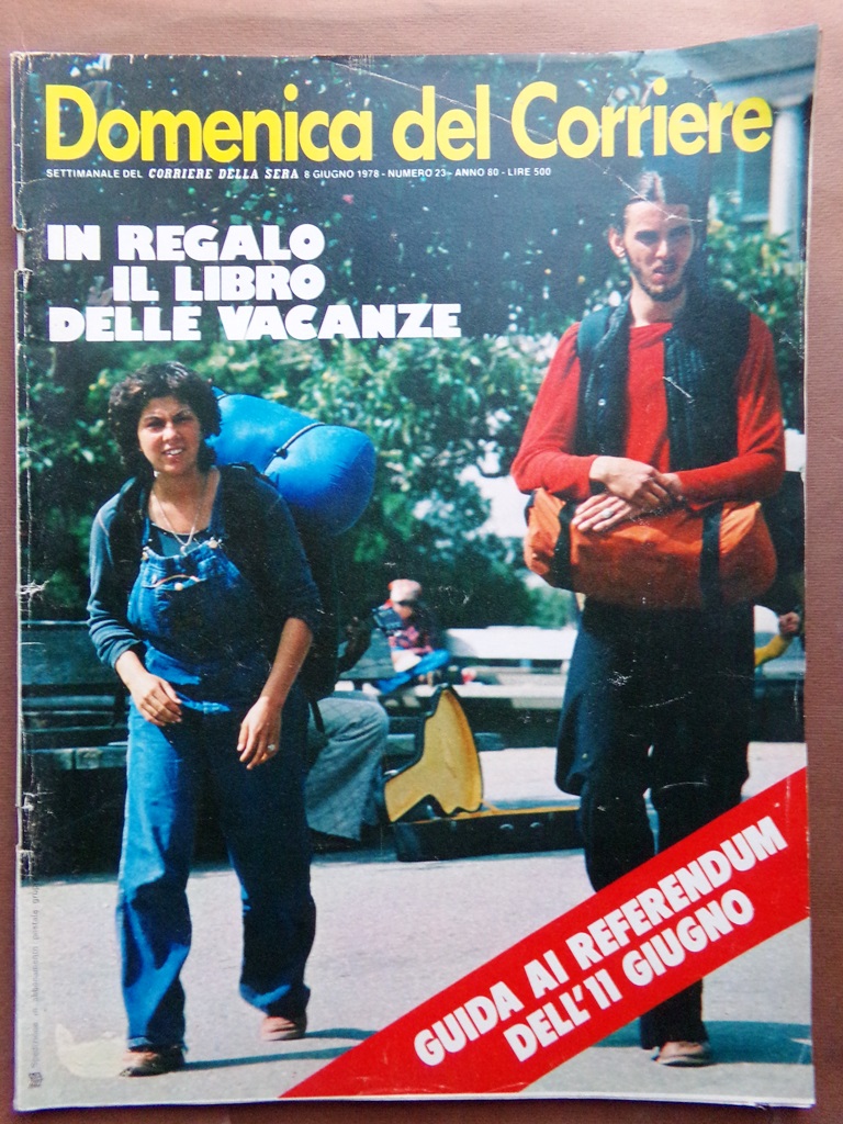 La Domenica del Corriere 8 Giugno 1978 Lecco Giglio Paolo …