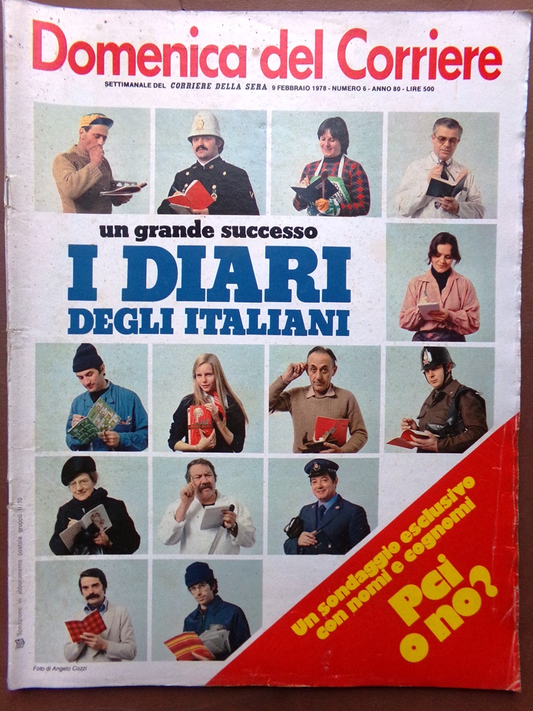 La Domenica del Corriere 9 Febbraio 1978 Pomarici Metadone Schneider …