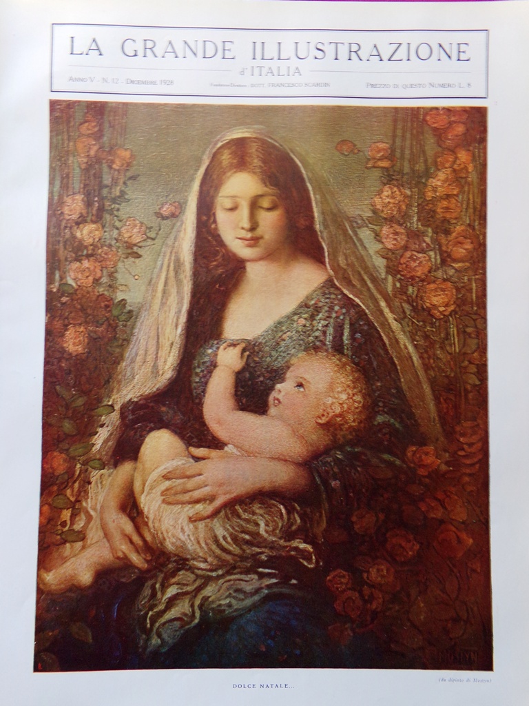 La Grande Illustrazione d'Italia Dicembre 1928 Etna Pusteria Natale Barrili …