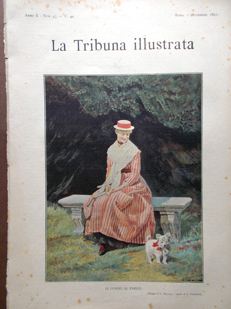 La Tribuna Illustrata 1 Novembre 1891 Nicolò Barabino Cesare Borgia …
