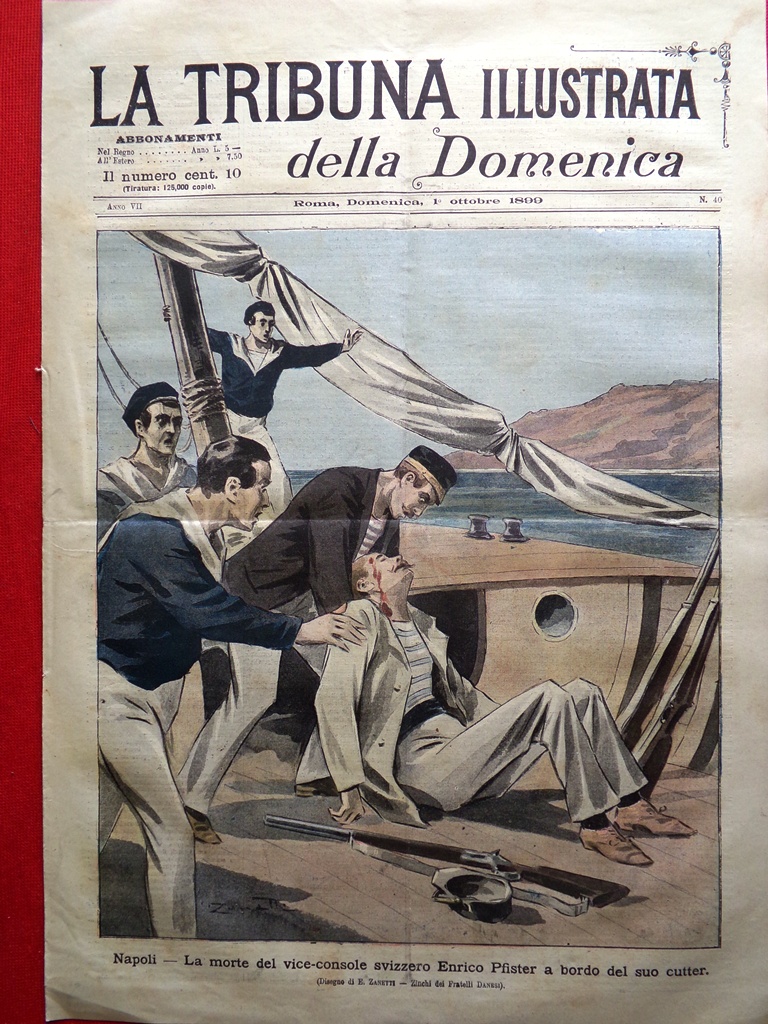 La Tribuna Illustrata 1 Ottobre 1899 Arresto Guérin Zambeccari Iride …