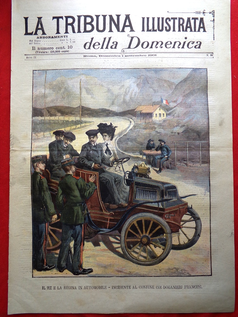 La Tribuna Illustrata 1 Settembre 1901 Coppino Selvatico Contrabbandieri Sovrani