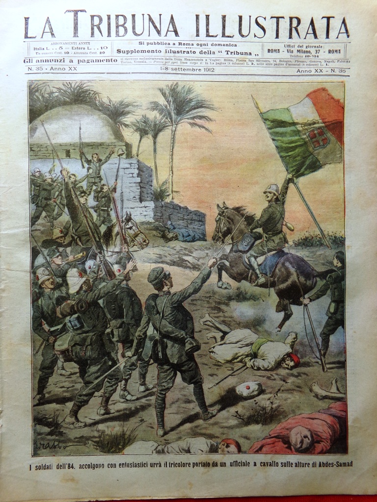 La Tribuna Illustrata 1 Settembre 1912 Rivolta Albanese Fiera Lipsia …