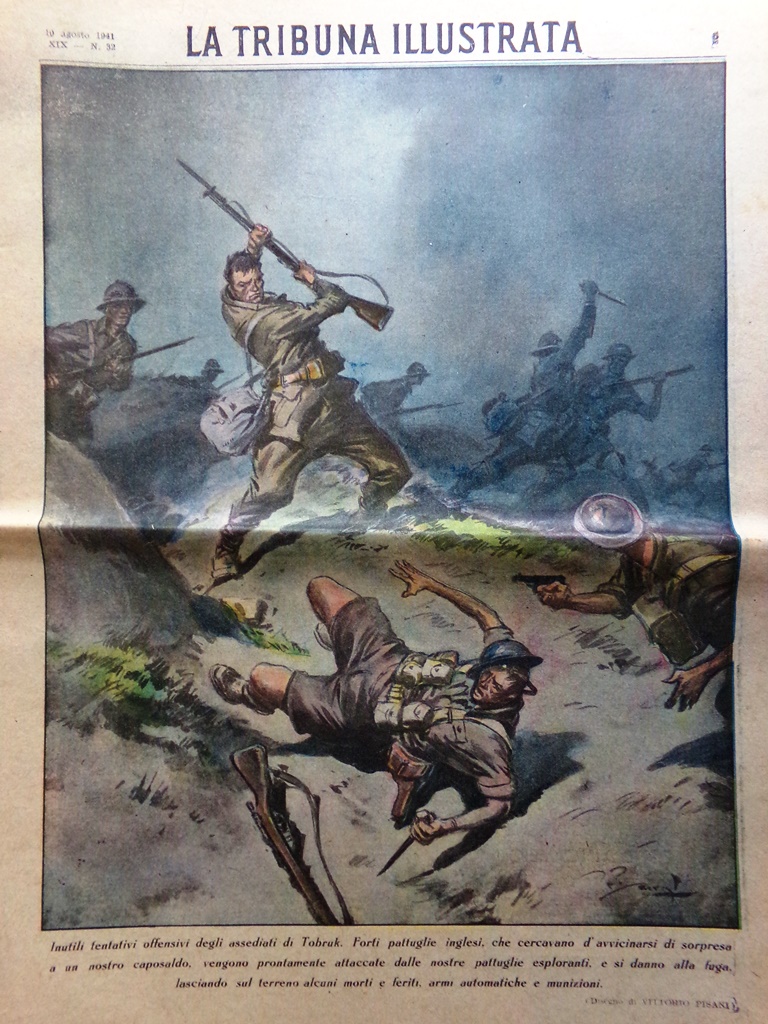 La Tribuna Illustrata 10 Agosto 1941 WW2 Totò Macario Eco …