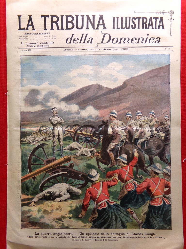 La Tribuna Illustrata 10 Dicembre 1899 Guerra Anglo-Boera Incendio Nulmeg …