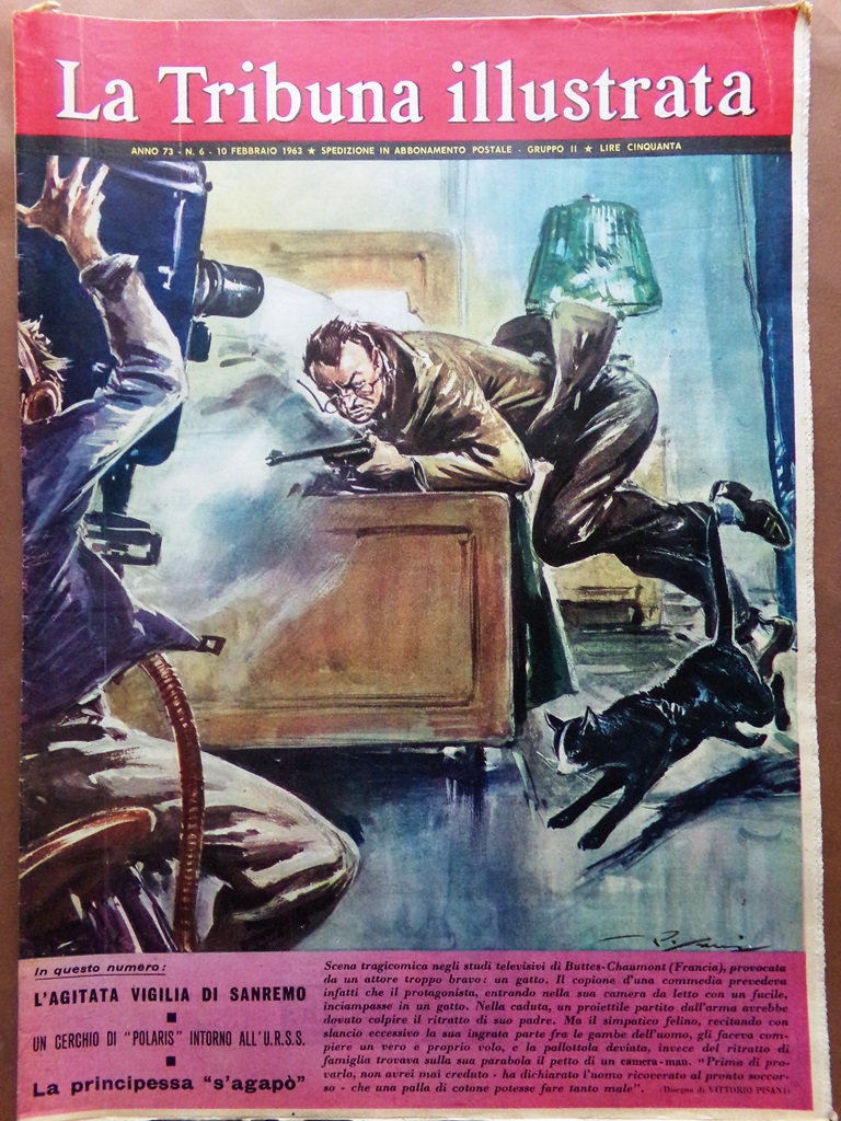 La Tribuna Illustrata 10 Febbraio 1963 Greta Garbo Leigh Marx …