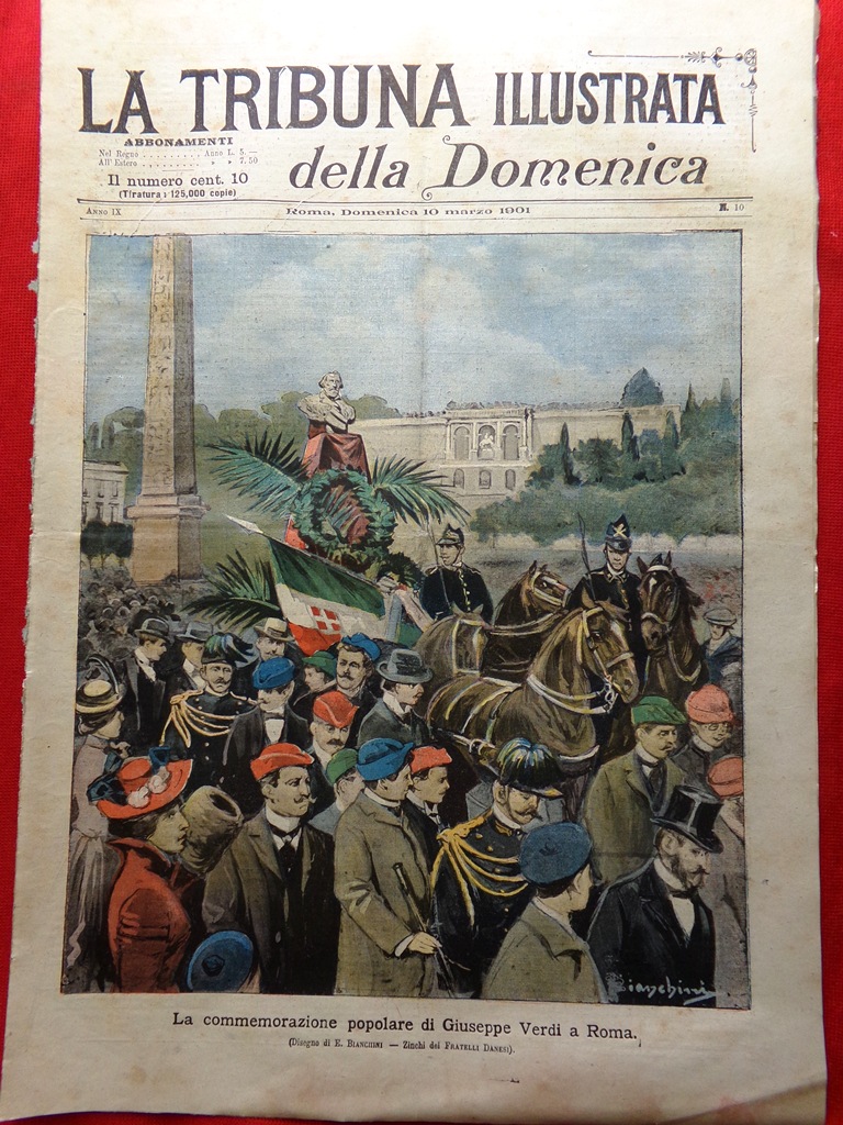 La Tribuna Illustrata 10 Marzo 1901 Incendio Teatro Castagnola a …