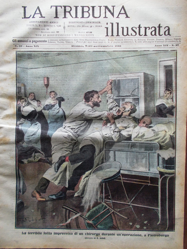 La Tribuna Illustrata 10 Settembre 1911 Padiglione Umbria Fratres Refrigerante