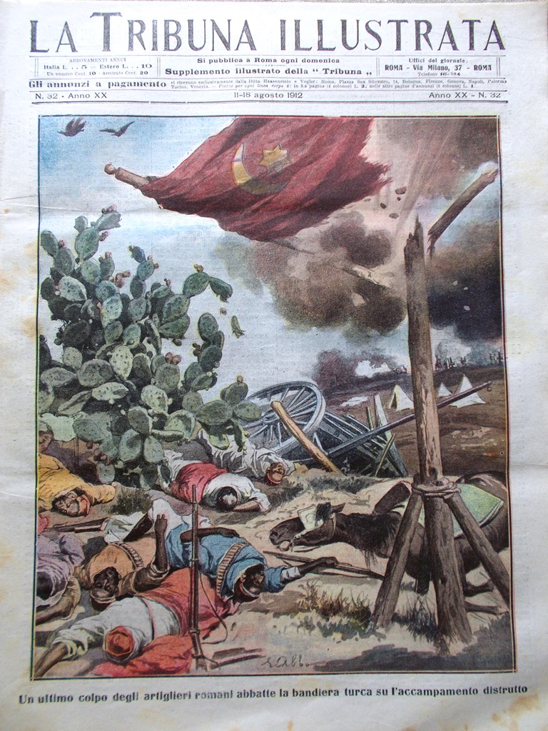 La Tribuna Illustrata 11 Agosto 1912 Ascari Morte Mikado Regnault …