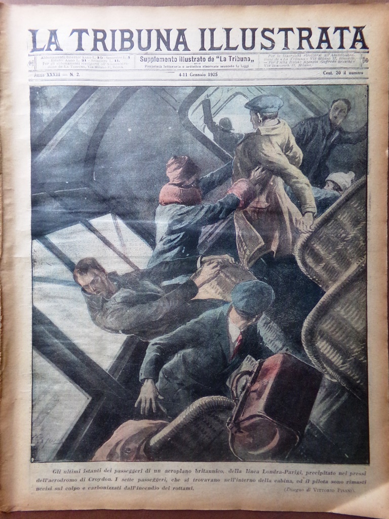 La Tribuna Illustrata 11 Gennaio 1925 Porta Santa Rettili Coppa …