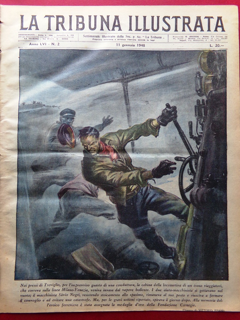 La Tribuna Illustrata 11 Gennaio 1948 Vittorio Emanuele III Coppi …