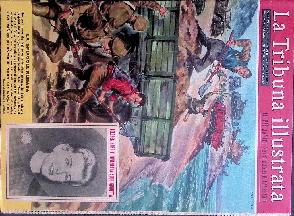 La Tribuna Illustrata 11 Ottobre 1964 Alcamo Dolores Hard Apololoni …
