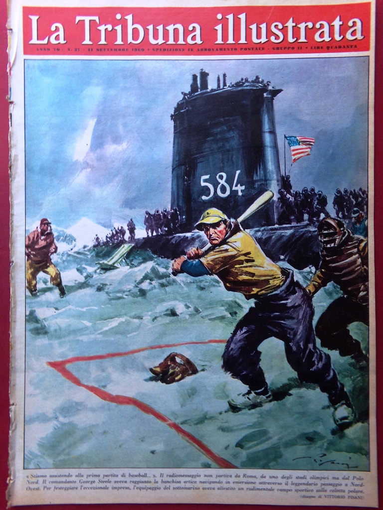 La Tribuna Illustrata 11 Settembre 1960 Donne alle Olimpiadi Grimault …