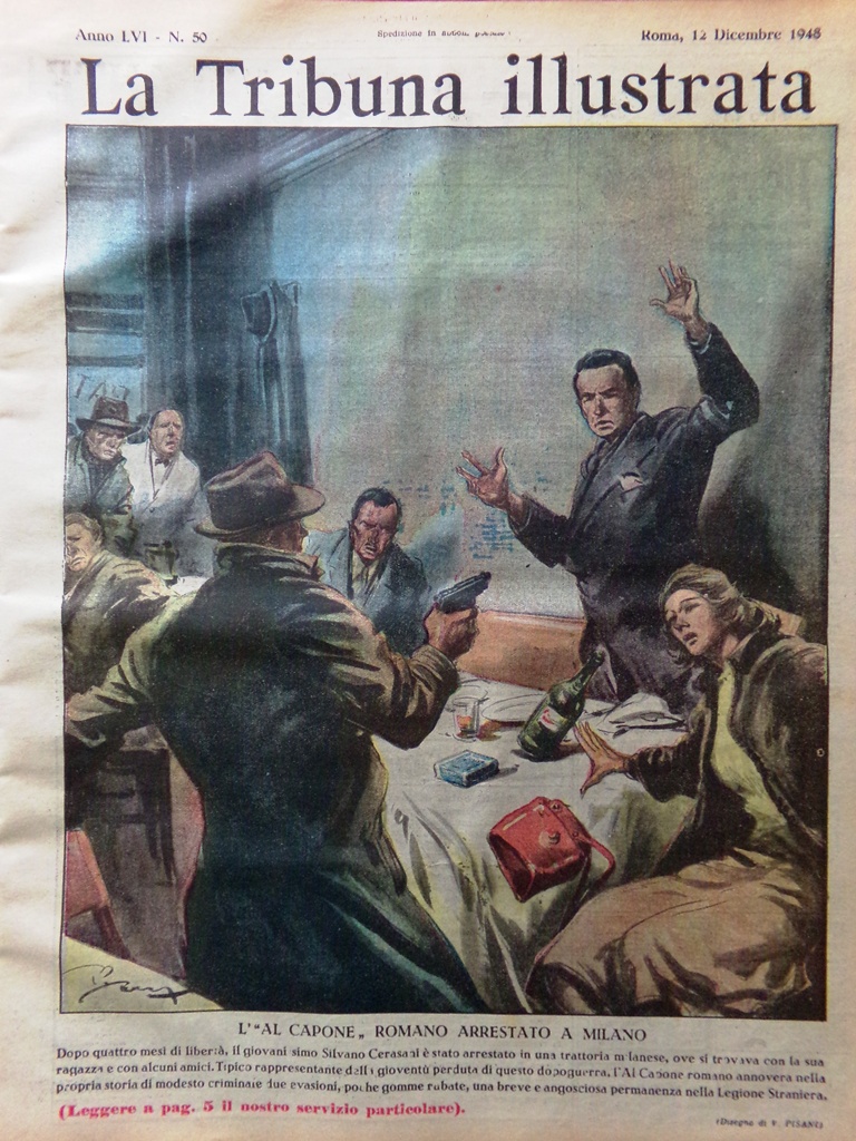 La Tribuna Illustrata 12 Dicembre 1948 Bandito Giuliano Terracini Boia …