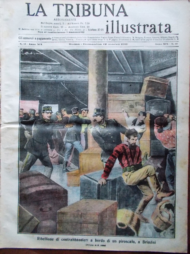 La Tribuna Illustrata 12 Marzo 1911 Morte Fogazzaro Spiritismo in …