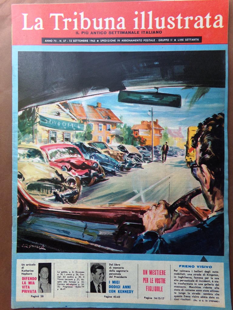 La Tribuna Illustrata 12 Settembre 1965 Trevi Hepburn Spazio Concilio …