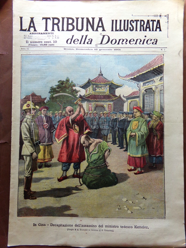 La Tribuna Illustrata 13 Gennaio 1901 Finali Monteverde Alpini Quirinale …
