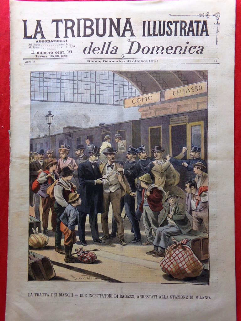 La Tribuna Illustrata 13 Ottobre 1901 Chirurgia Primoli-Bonaparte Tratta Bianchi
