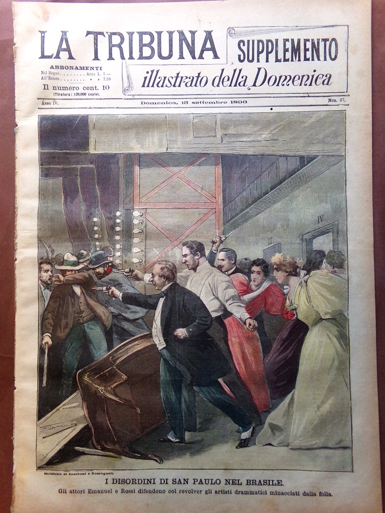 La Tribuna Illustrata 13 Settembre 1896 Montenegro Nikita Disordini di …