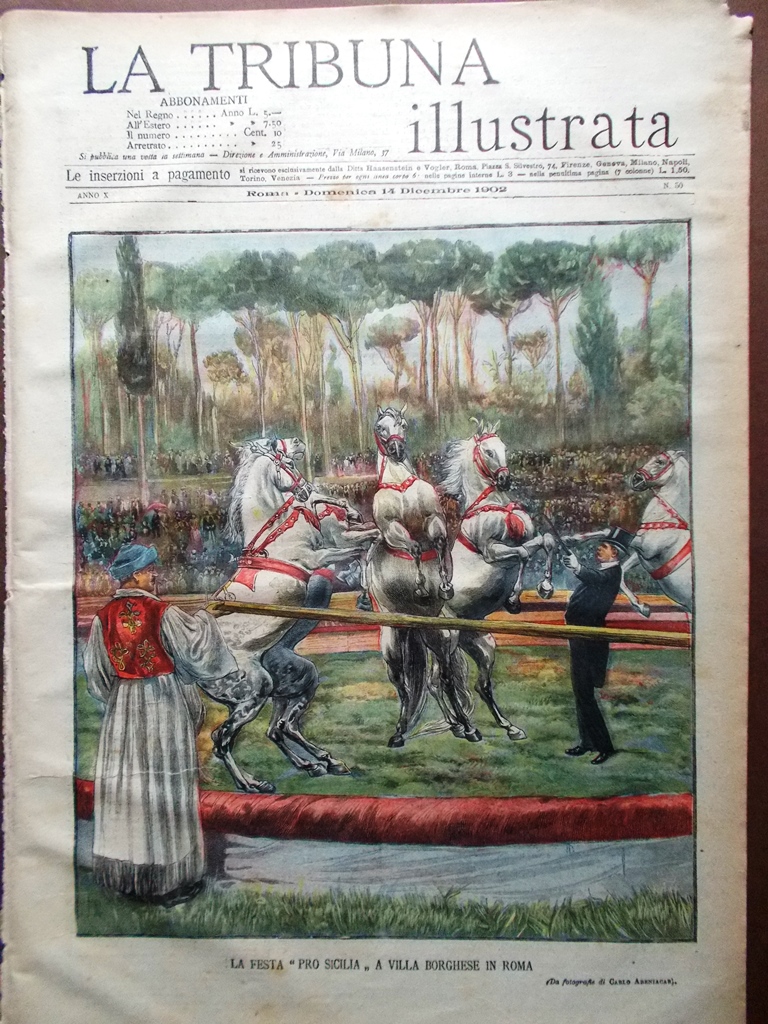 La Tribuna Illustrata 14 Dicembre 1902 Torpediniere Maria di Portogallo …