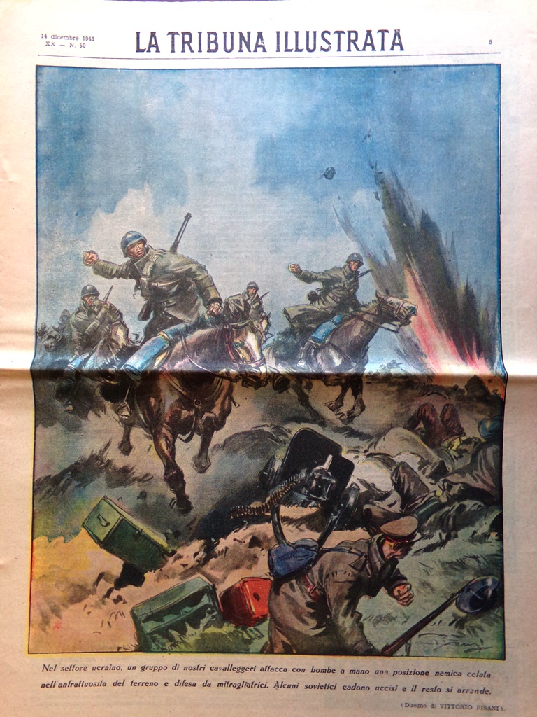 La Tribuna Illustrata 14 Dicembre 1941 WW2 Michelangelo Giudizio Universale …