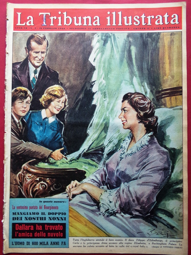 La Tribuna Illustrata 14 Febbraio 1960 Elisabetta Pelè Barrymore Dallara …