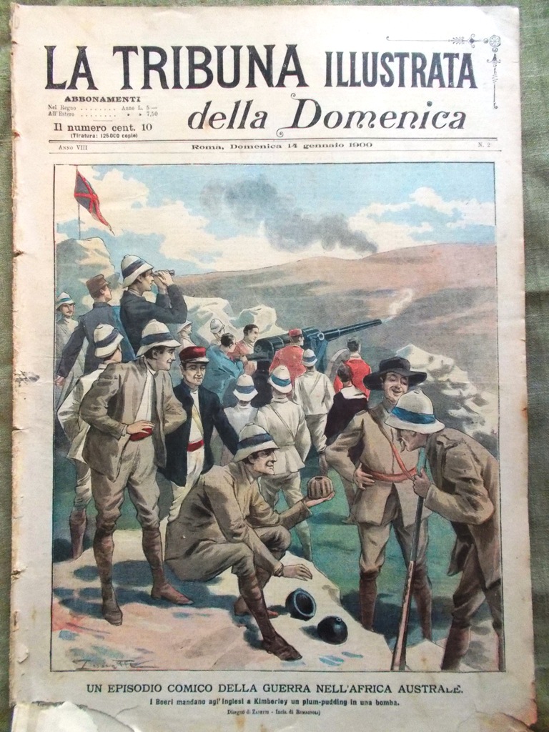 La Tribuna Illustrata 14 Gennaio 1900 Mirri e Venturini Boeri …