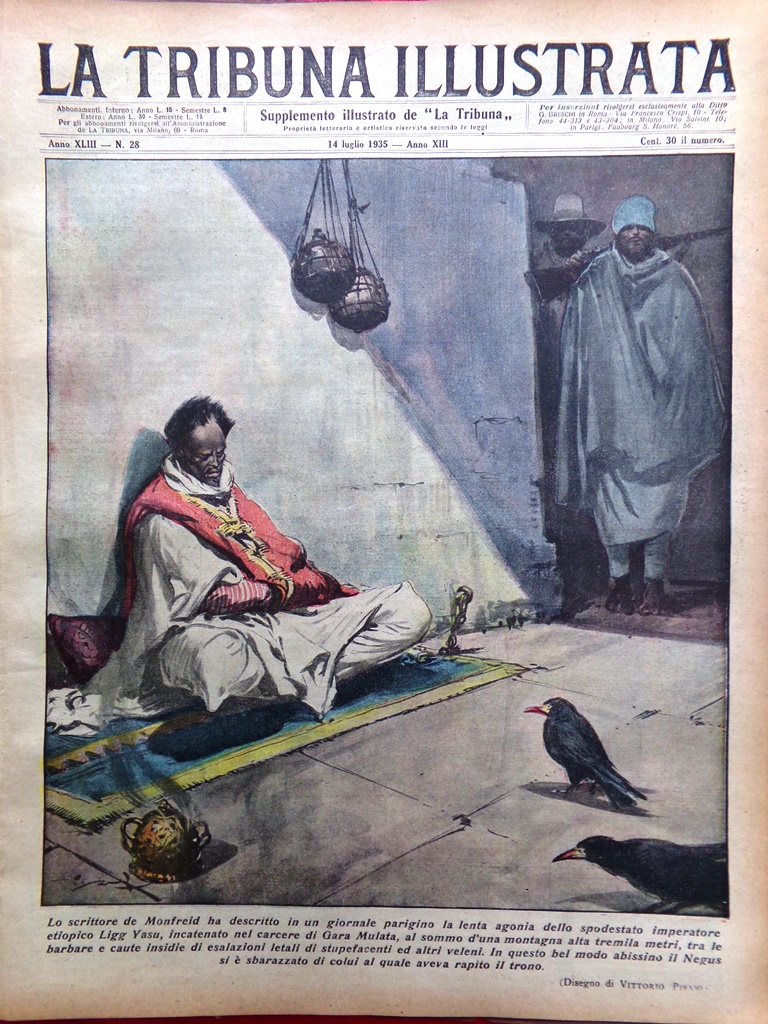 La Tribuna Illustrata 14 Luglio 1935 Ponte Pisa Meucci Heyling …