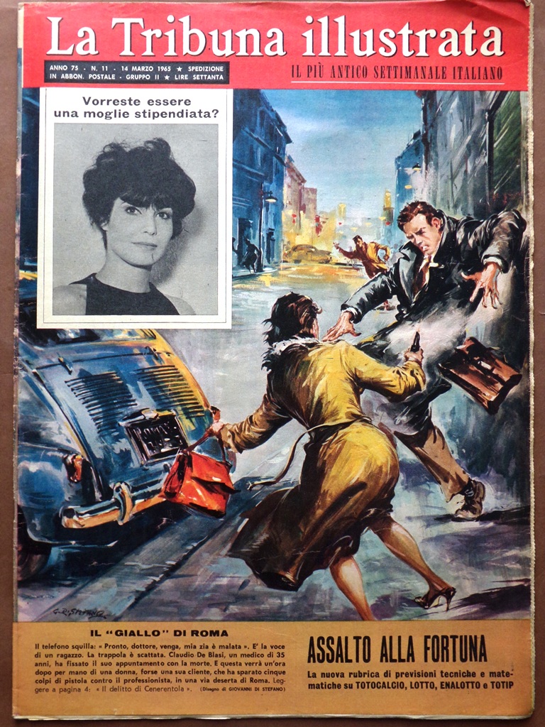 La Tribuna Illustrata 14 Marzo 1965 Bonatti Cervino Stan Laurel …