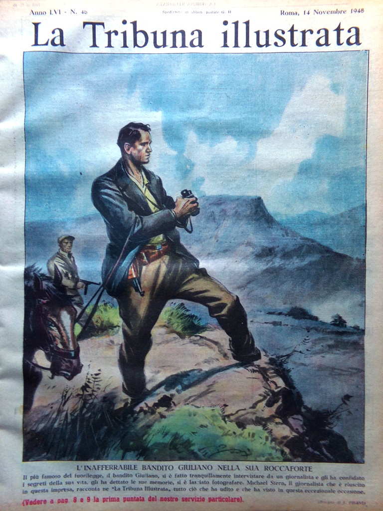 La Tribuna Illustrata 14 Novembre 1948 Bandito Giuliano Mao Cina …