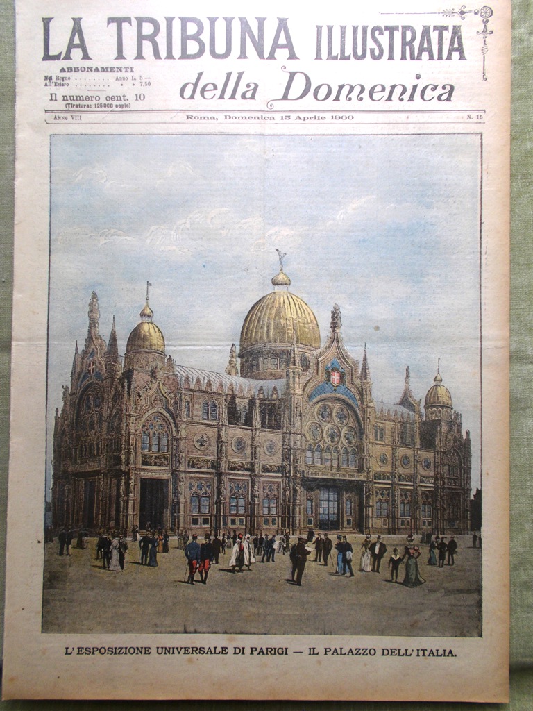 La Tribuna Illustrata 15 Aprile 1900 Pasqua Parigi Attentato Principe …